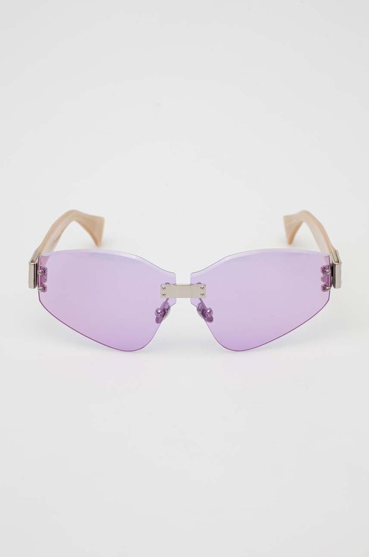 Akcesoria Alexander McQueen okulary przeciwsłoneczne VW702045766 różowy