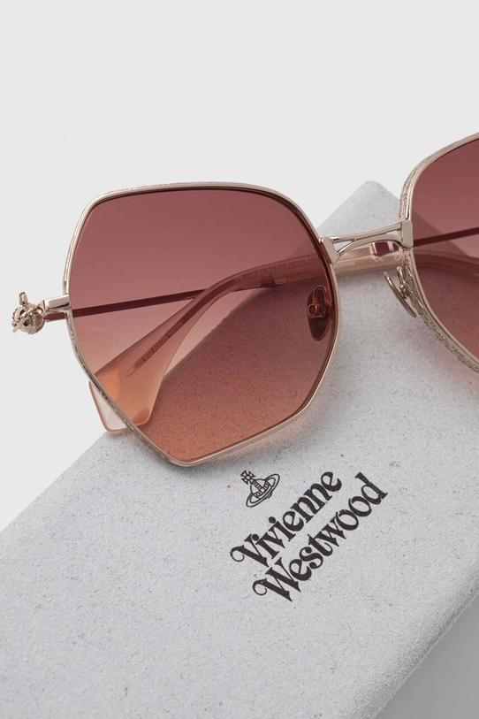 Vivienne Westwood okulary przeciwsłoneczne beżowy VW702345757