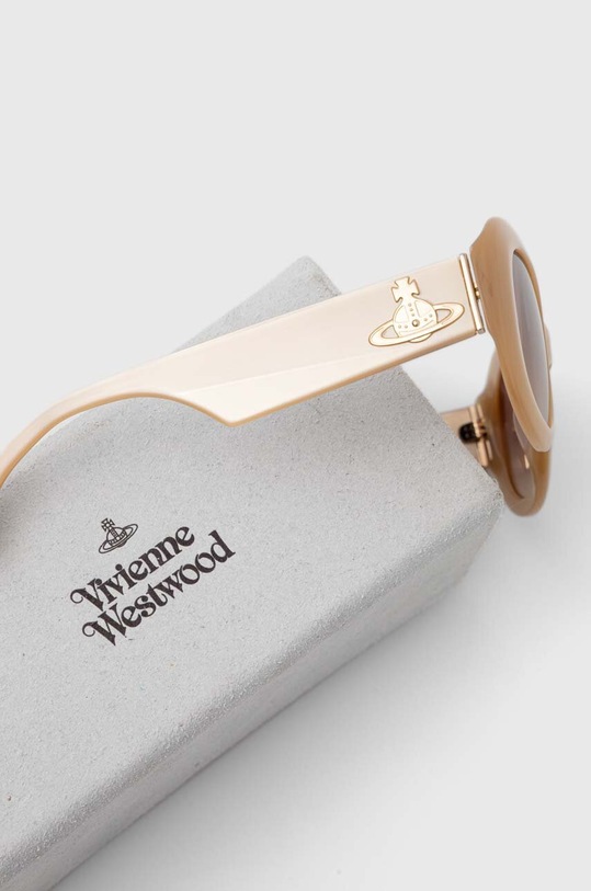 Vivienne Westwood okulary przeciwsłoneczne beżowy VW505115753