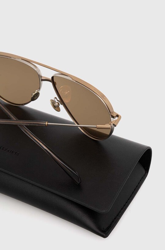 AllSaints okulary przeciwsłoneczne złoty ALS700382958