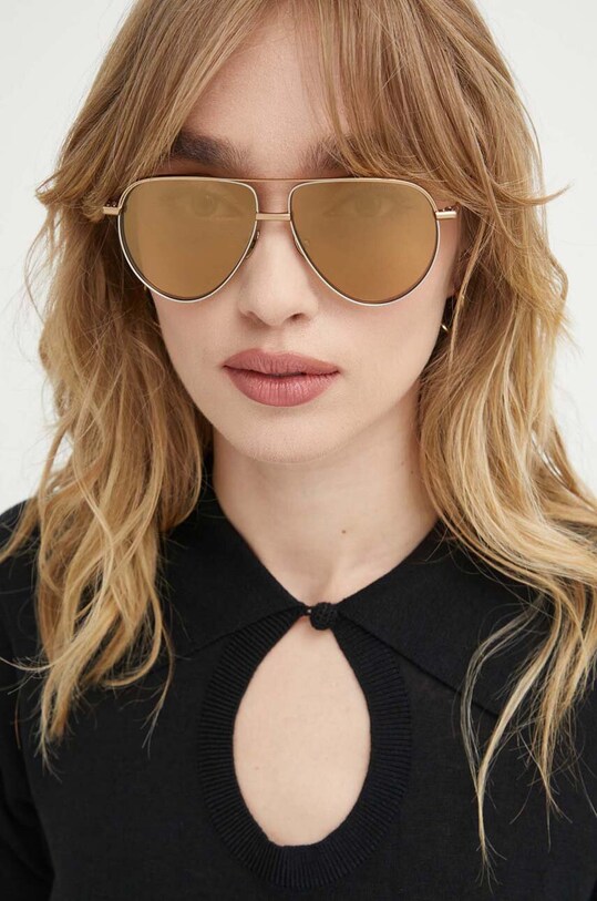 AllSaints okulary przeciwsłoneczne ALS700382958 złoty