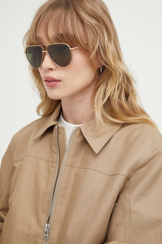 AllSaints okulary przeciwsłoneczne ALS700342058 beżowy