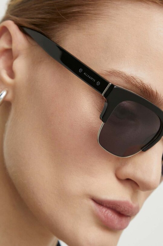 AllSaints okulary przeciwsłoneczne ALS500700151 czarny