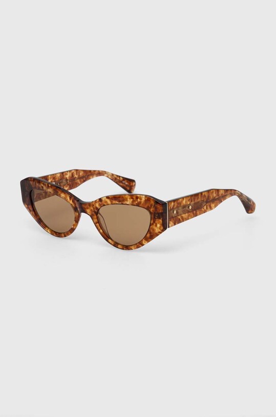 AllSaints okulary przeciwsłoneczne ALS500210351 brązowy AA00