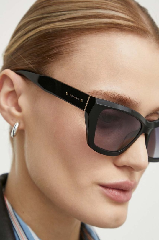 AllSaints okulary przeciwsłoneczne ALS501100156 czarny