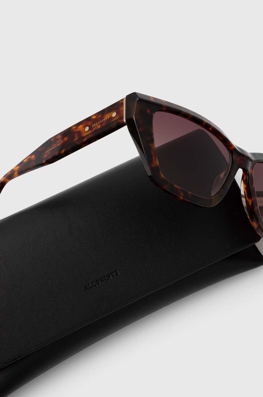AllSaints okulary przeciwsłoneczne brązowy ALS501116656