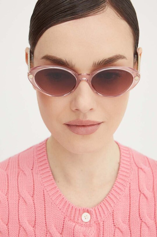 Versace ochelari de soare 0VE4469 roz AA00