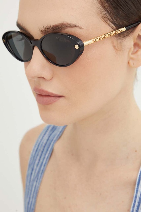 Versace okulary przeciwsłoneczne 0VE4469 czarny AA00