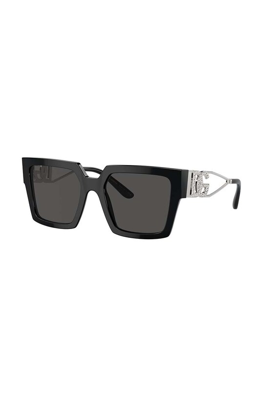 Сонцезахисні окуляри Dolce & Gabbana однотонна з деталлю коричневий 0DG4446B