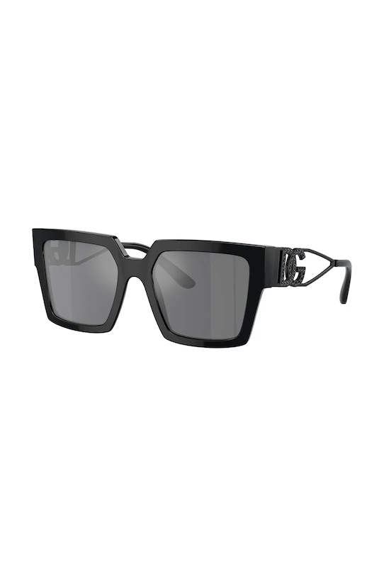 Γυαλιά ηλίου Dolce & Gabbana ορθογώνιο μαύρο 0DG4446B