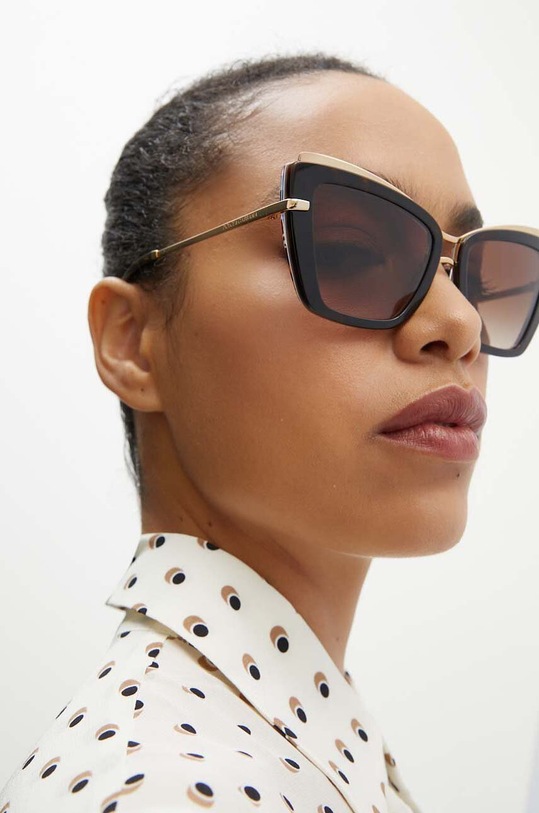 Dolce & Gabbana ochelari de soare ochi de pisică negru 0DG4472