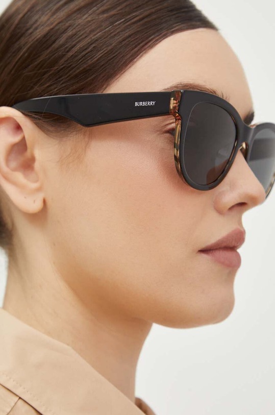Burberry okulary przeciwsłoneczne 0BE4432U czarny AA00
