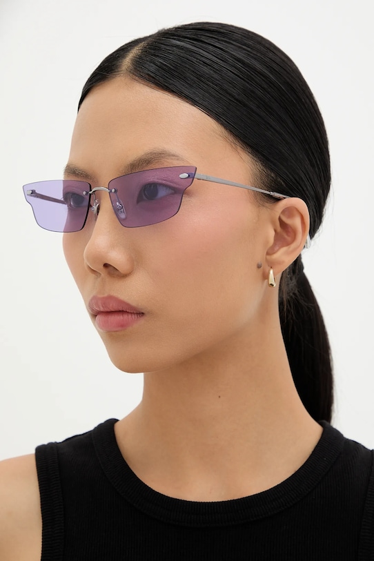 Sluneční brýle Ray-Ban kočičí oči fialová 0RB3731