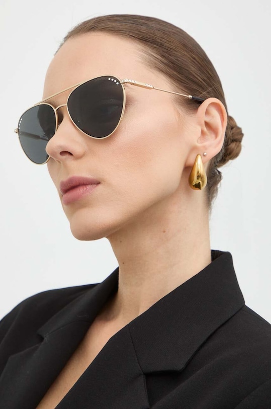 Γυαλιά ηλίου Jimmy Choo aviator μαύρο 0JC4002B