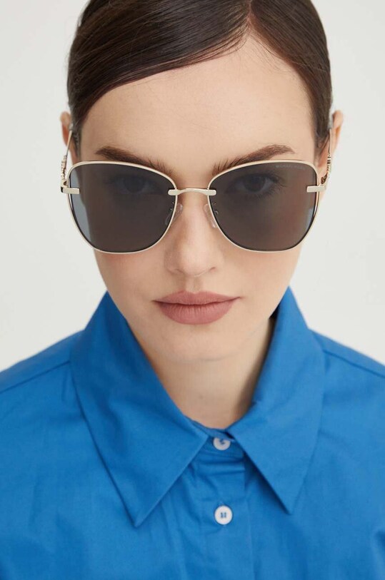 Michael Kors okulary przeciwsłoneczne BEIJING 0MK1158D złoty AA00
