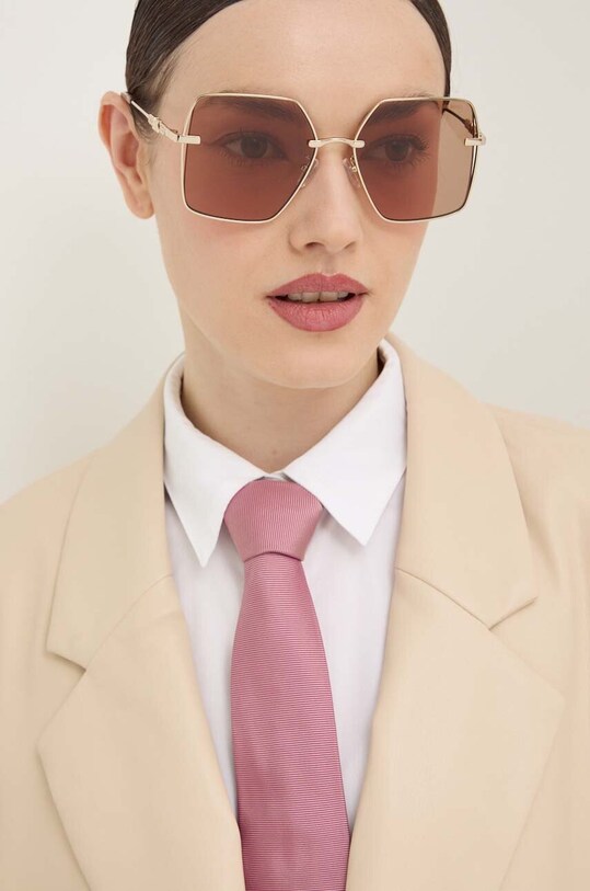 Michael Kors ochelari de soare SANYA 0MK1157D aur AA00