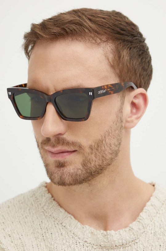 Off-White okulary przeciwsłoneczne OERI110.546055 brązowy AA00