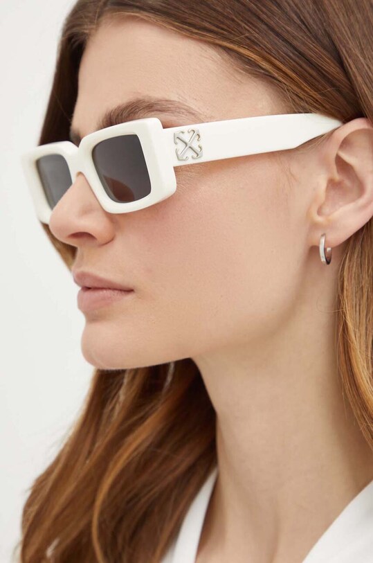 Off-White okulary przeciwsłoneczne biały OERI127.500107