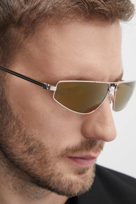 Palm Angels okulary przeciwsłoneczne PERI059.647676 brązowy