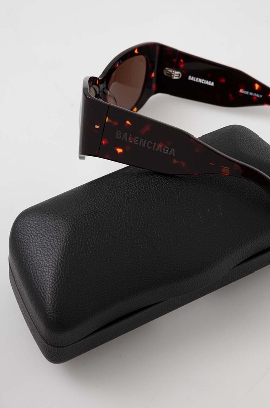 Balenciaga ochelari de soare BB0327S burgundia