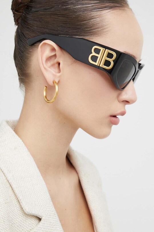 Sluneční brýle Balenciaga BB0321S černá