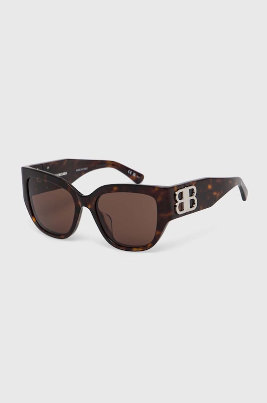 Balenciaga okulary przeciwsłoneczne BB0323SK brązowy AA00