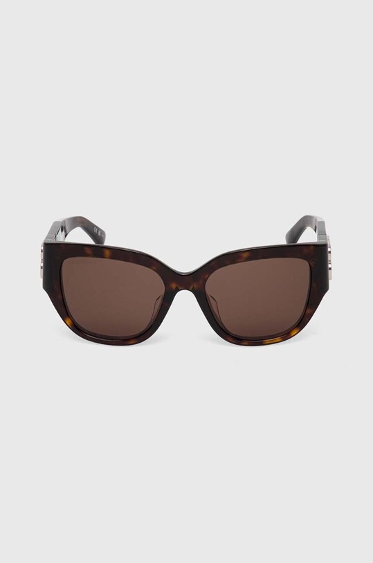 Akcesoria Balenciaga okulary przeciwsłoneczne BB0323SK brązowy