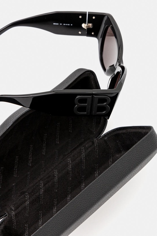 Balenciaga okulary przeciwsłoneczne czarny BB0322S