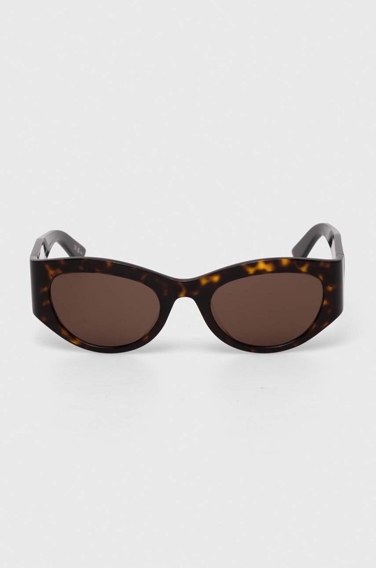 Akcesoria Balenciaga okulary przeciwsłoneczne BB0330SK brązowy
