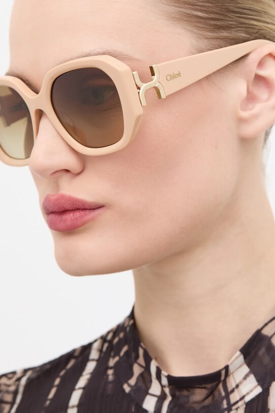 Сонцезахисні окуляри Chloé CH0236S бежевий