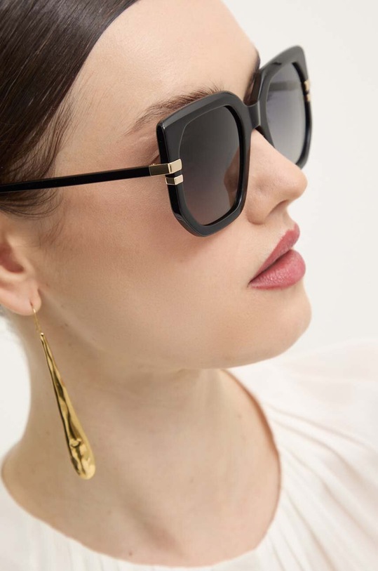 Chloé okulary przeciwsłoneczne geometryczne czarny CH0240S