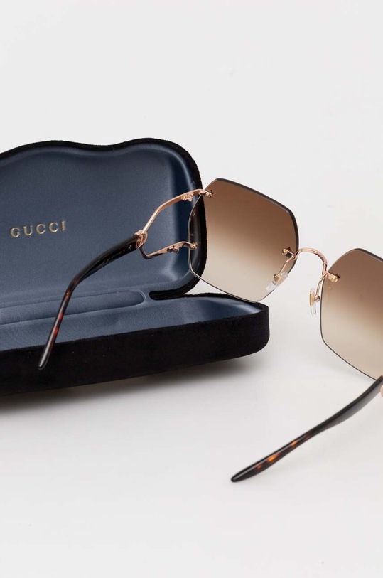 Gucci okulary przeciwsłoneczne GG1562S brązowy