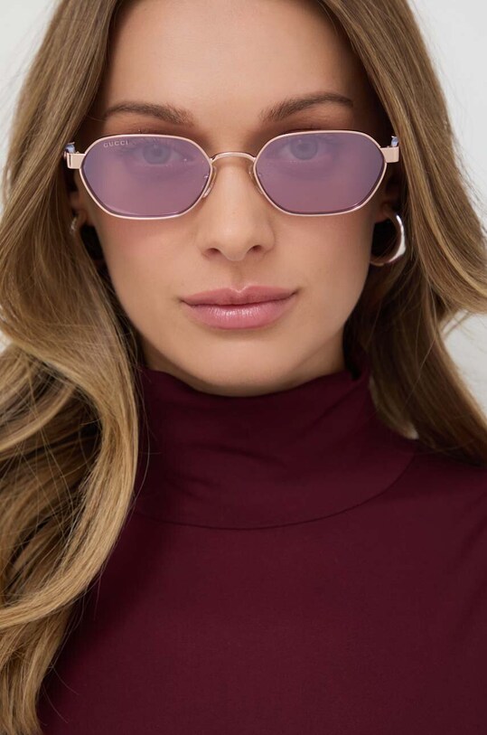 Sluneční brýle Gucci transparentní modrá GG1593S