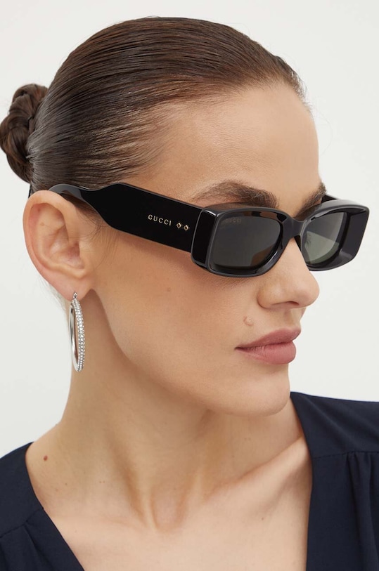 Gucci okulary przeciwsłoneczne GG1528S czarny AA00