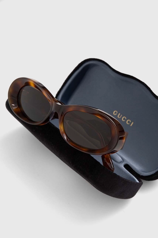 Gucci okulary przeciwsłoneczne brązowy GG1527S