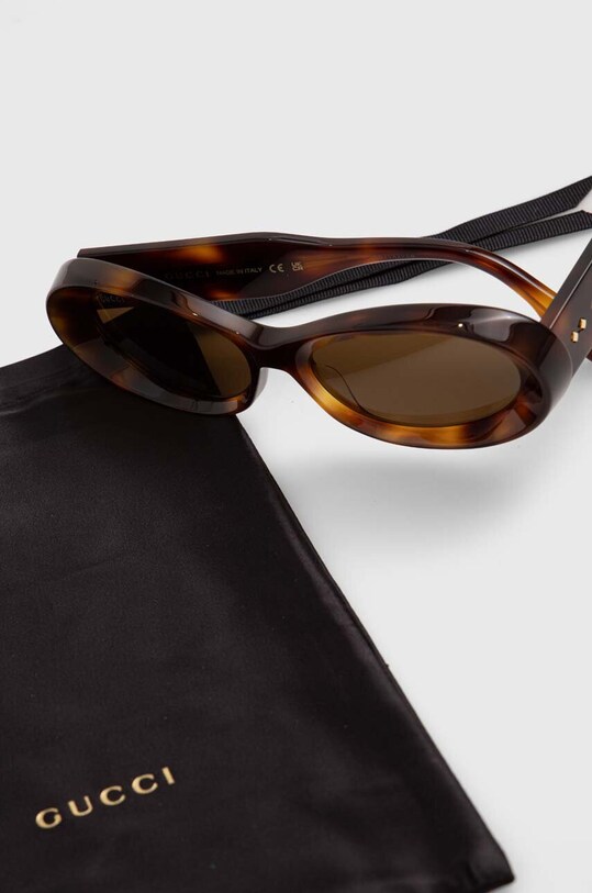 Sluneční brýle Gucci GG1527S hnědá