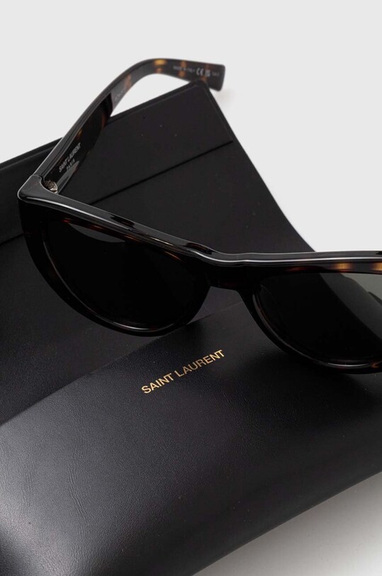 Saint Laurent okulary przeciwsłoneczne brązowy SL.676
