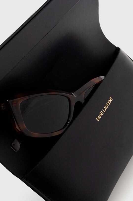 Saint Laurent okulary przeciwsłoneczne brązowy SL.658