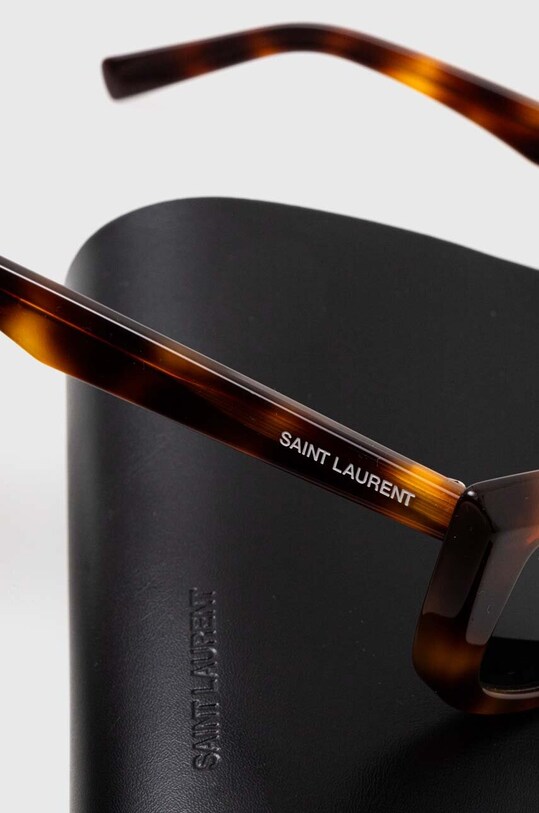 Saint Laurent okulary przeciwsłoneczne SL.658 brązowy