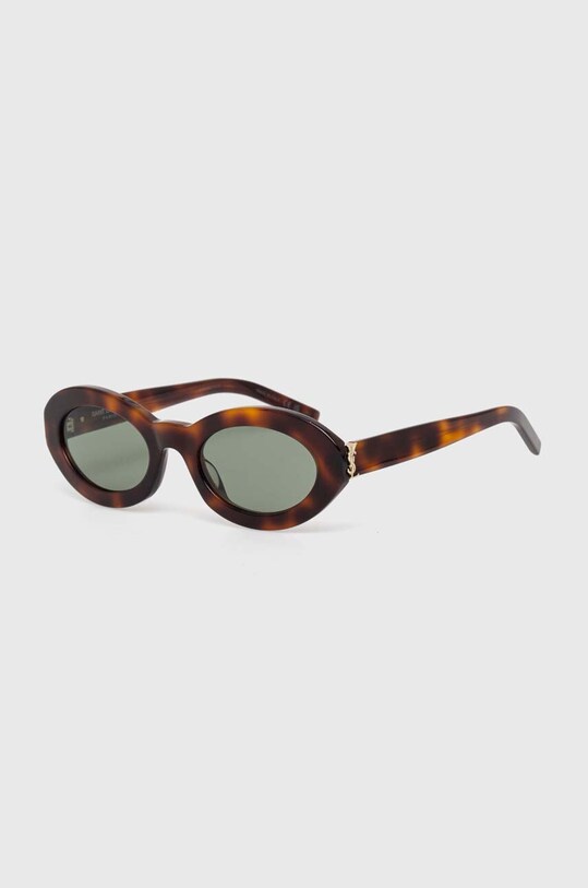Saint Laurent okulary przeciwsłoneczne SL.M136 brązowy AA00