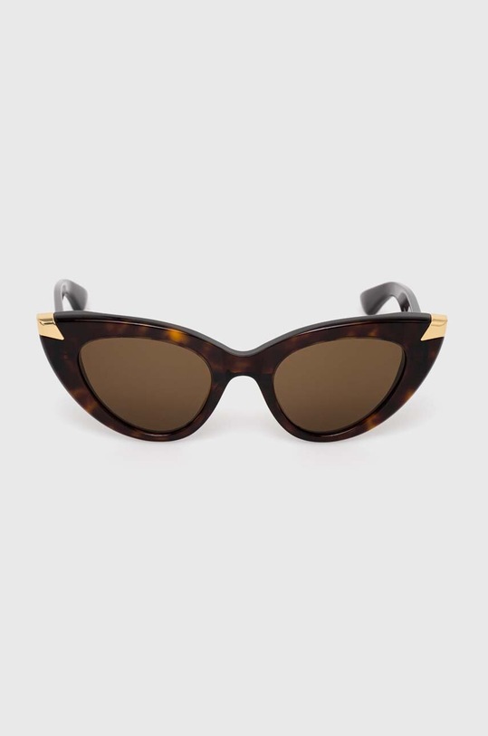 Akcesoria Alexander McQueen okulary przeciwsłoneczne AM0442S brązowy