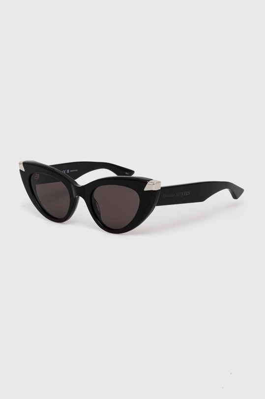 Alexander McQueen okulary przeciwsłoneczne AM0442S czarny AA00