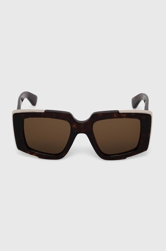 Akcesoria Alexander McQueen okulary przeciwsłoneczne AM0446S brązowy