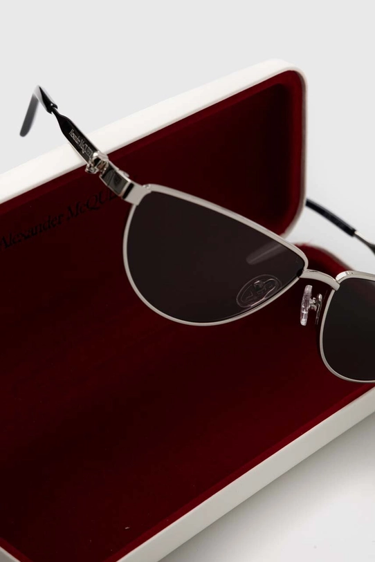 Alexander McQueen ochelari de soare AM0456S argintiu