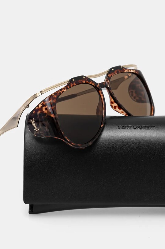 Солнцезащитные очки Saint Laurent коричневый SL.M137.AMELIA
