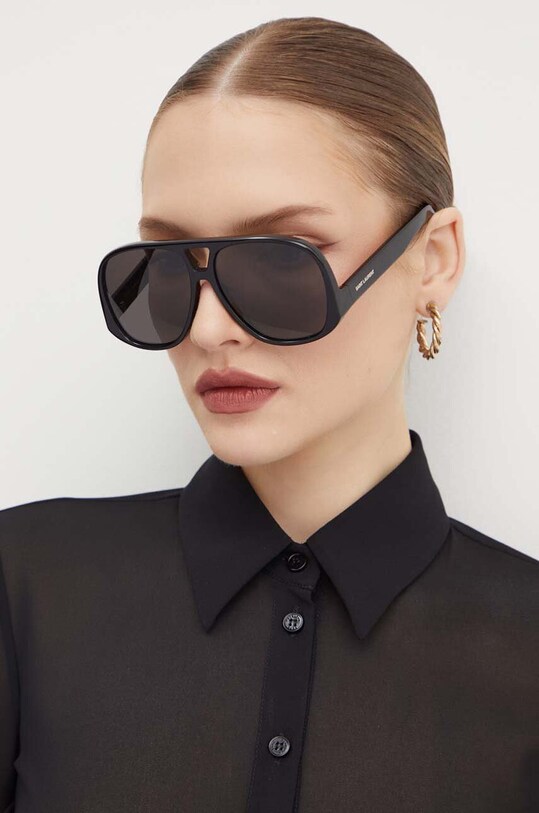 Солнцезащитные очки Saint Laurent SL.652 чёрный
