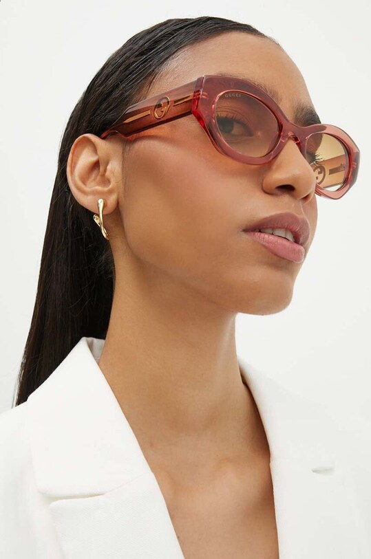 Gucci ochelari de soare ochi de pisică portocaliu GG1553S