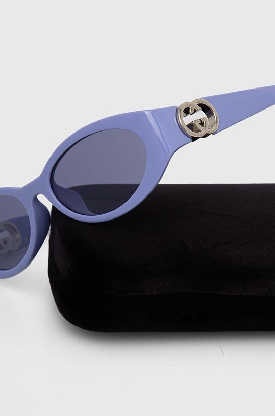 Gucci okulary przeciwsłoneczne fioletowy GG1662SA