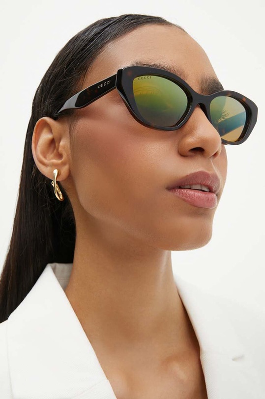 Gucci occhiali da sole a tinta unita multicolore GG1638S