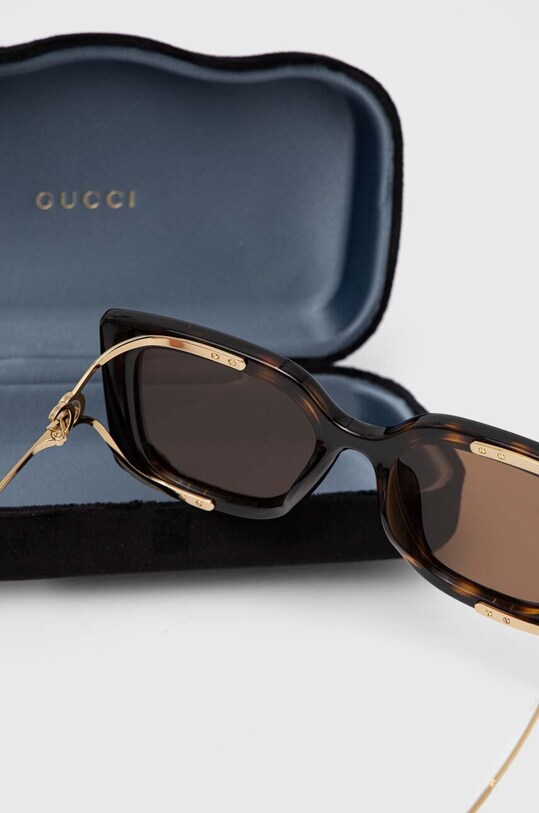 Солнцезащитные очки Gucci GG1567SA коричневый